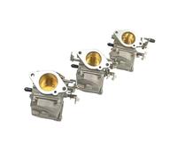 QoeLiue Ensemble de carburateurs 3 pièces compatibles avec Les Moteurs 2 Temps 90 CV 1984 6H1-14301-04 6H1-14302-02 6H1-14303-05