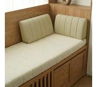 QOEUIUJ Coussin de Lecture Dos, Oreiller Triangulaire Tissu Bouclette Doux, Grand Dossier Lit Canapé, Support Tête de Lit Déhoussable pour Coin Lecture Sol, Adulte Déco(Kaki,80x50cm 1Pc)