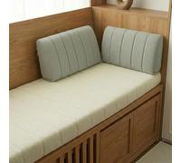 QOEUIUJ Coussin de Lecture Dos, Oreiller Triangulaire Tissu Bouclette Doux, Grand Dossier Lit Canapé, Support Tête de Lit Déhoussable pour Coin Lecture Sol, Adulte Déco(Gris,50x50cm 2Pcs)