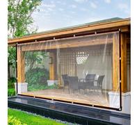 QOFLY Bâche étanche 2 x 1m Multi-Usage en polyéthylène, Bâche en Plastique pour serres et Jardins, Bâche armée, Couverture De Feuille De Toit De Terrasse De Pergola en PVC Durable