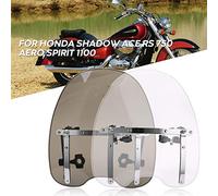 QOHFLD Pare-Brise Moto,pour Honda Shadow ACE RS 750 Aero Spirit 1100, Pare-Brise de Moto Moto
