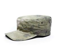 QOHNK Blanc Uni Camo Ajusté Chapeaux Hommes Armée Militaire Camo Chapeaux Baseball Desert Digital Camouflage Cap Femmes Soldat Chapeau