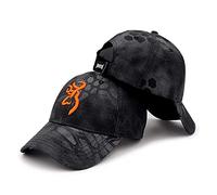 QOHNK Browning en Plein Air Chapeau Chapeau Casquette De Baseball Hommes Casquette De Pêche Jungle Chasse Camouflage Chapeau Airsoft Tactique Randonnée Chapeaux