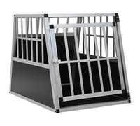 qohoio Cage pour Chien avec Une Porte 65 x 91 x 69,5 cm,Cage pour Chien,Cage pour Chat,Chenil pour Chien
