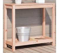 qohoio Table de rempotage et étagère 82,5x35x75cm Bois Massif Douglas Table De Rempotage Exterieur,Table De Culture sur Pied