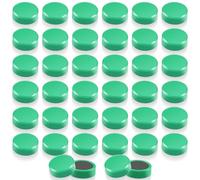QOJOPU Aimant Frigo - 40 PCS Aimant Puissant, Mini Aimants Tableau Magnétique, Petits Aimants Ronds Magnet Frigo Decoratif Plats pour Bureau, École, Maison, Tableau Blanc, Calendrier, Photos (Verts)