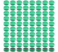 QOJOPU Aimant Frigo - 80 PCS Aimant Puissant, Mini Aimants Tableau Magnétique, Petits Aimants Ronds Magnet Frigo Decoratif Plats pour Bureau, École, Maison, Tableau Blanc, Calendrier, Photos (Verts)