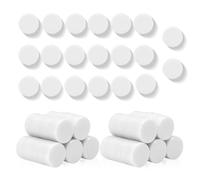 QOJOPU Aimant Frigo Aimant Puissant Rond - 80PCS Aimants Tableau Magnétique, Petit Aimant Plat Blanc, Mini Magnet Frigo Décoratif pour Tableau Blanc, Calendrier, Images, Carte, Bureau, École,Bricolage