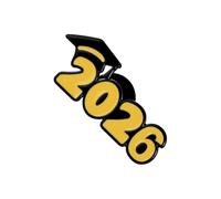 qokeeu Broches de remise de diplôme - Badges de remise de diplôme - Épinglettes de remise de diplôme 2026 - Pour enseignants, écoles, étudiants, lycée, collégial, châle, écharpe, manteau, veste