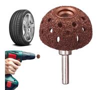 qokeeu Disque abrasif de réparation de pneu - Roue de gomme pour perceuse | Tête d'entretien des pneus, Gomme, Outil de patch à grande vitesse, basse vitesse