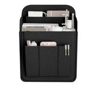 qokeeu Insert De Sac À Dos avec Plusieurs Poches, Organiseur De Sac À Dos Léger Portable, Organiseur De Rangement en Feutre, Rangement Portable pour Téléphones Cosmétiques Bouteilles Électronique
