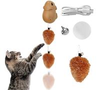 qokeeu Jouet automatique pour chat | Balle activée par capteur | Activité d'intérieur enrichissante pour chat | Anti-ennui, pour mouvement, jeu de chasse pour petits et grands