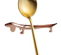 qokeeu porte-baguettes | Porte-couverts décoratif, design animal de dessin animé, porte-baguettes et porte-fourchettes en acier inoxydable pour nappe