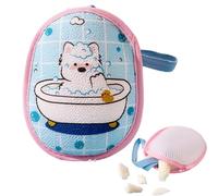 qokeeu Sac à savon - Organisateur double face pour soins de la peau - Sacs de savon solide pour le nettoyage du corps | Pour femmes, filles, adolescents, étudiants, hommes, salle de bain, cabine de