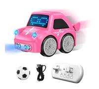 qokeeu Voitures télécommandées | Petit Robot Véhicule Interactif - Voiture Télécommandée avec Mode Suivi Intelligent Et Évitement | pour Garçon Fille Anniversaire Préscolaire Maternelle Extérieur
