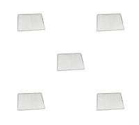 QOKLIYUI 5 Ensemble de Grille de Barbecue en Acier Inoxydable soudée Lavable rectangulaire antirouille zingué Outil de Filet de Pique-Nique 50x38cm, 50x38cm 5Ensemble