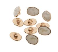 QOKLIYUI Accessoires de vêtements : boutons à tige de forme unique, boutons forme spéciale, décoratifs pour tissus, tricot, pulls. Convient également pour la création bijoux, les loisirs