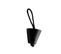 QOKLIYUI Bouchon de vidange en Silicone Efficace pour Kayak, canoë Kayak, pièce de Rechange pour la Pratique du à Sec, Noir, 40 x 38 x 20 mm