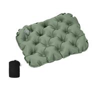 QOKLIYUI Coussin Gonflable en Nylon, siège de Sport Pliable et extérieur, Sac de siège Gonflable d'extérieur pour Observation des étoiles, Vert Olive (Stockage