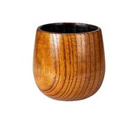 QOKLIYUI Excels With Grilled Universal Wooden Cup Along with a larger Wine Glass Assuring a Timely Charm For Every Nonburning Plant Paint Tea Cup Big Belly, 9 x 9.5 cm