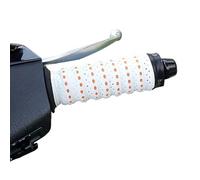 QOKLIYUI Guidon de moto avec ruban de poignée composite en PU pour un contrôle et une sécurité accrus. Ruban poignée en silicone souple antidérapant pour guidon moto avec texture, tapez+4