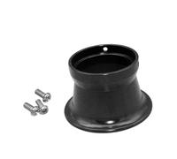 QOKLIYUI Le boîtier d'interface de carburateur de 50 mm améliore les performances la moto grâce à une interface filtre à air fiable 50 mm et une installation facile. (Klaxon moto, boîtier