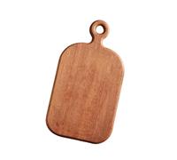 QOKLIYUI Mini planche à découper en bois pour présenter et préparer de façon créative les repas de bébé. Planche à découper en bois avec trou suspension, M