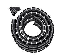 QOKLIYUI Protecteur de câble de Chargeur EV, Fil Flexible Loo-m Cover pour câble Charge véhicule électrique Garage extérieur Pet Chew, 16MM-22MM, 10M