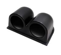QOKLIYUI Support de jauge de voiture ABS, support de compteur de voiture, 52mm, support de montage de dosette de compteur, support de jauge universel, double trou