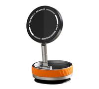 QOKLIYUI Support magnétique réglable pour téléphone de Voiture, Compact et Durable, Installation Facile, Fixation magnétique Stable, Orange