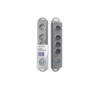Qoltec 50163 Multiprise parasurtenseur 4 prises 1,5 m