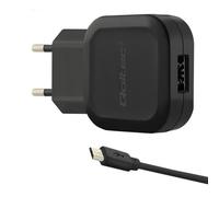 Qoltec 50195 chargeur d'appareils mobiles Smartphone, Tablette Noir Secteur, CC, USB Intérieure