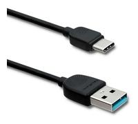 Qoltec 50391 câble USB 1,2 m USB 2.0 USB A USB C Noir