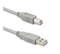 Qoltec 50394 câble USB 0,5 m USB 2.0 USB A USB B Gris