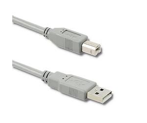 Qoltec 50394 câble USB 0,5 m USB 2.0 USB A USB B Gris