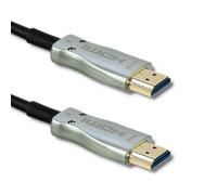 Qoltec 50474 câble HDMI 30 m HDMI Type A (Standard) Noir, Argent