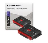 Qoltec 50645 Adaptateur USB 3.0 vers IDE | SATA III