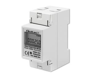 Qoltec 50899 Single Phase Electronic Energy Consumption Meter 230 V