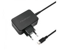 Qoltec 51024 Chargeur Secteur Universel 65W Power Delivery, Sortie 5-20V, 3.25A Max, Charge Rapide, Protection Surtension/Surchauffe/Court-circuit, Câble 1.2m