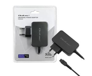 Qoltec 51025 Adaptateur De Puissance & Onduleur Intérieure Noir