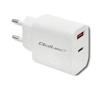 Qoltec 51714 Adaptateur De Puissance & Onduleur Intérieure 18 W Blanc