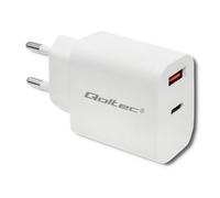 Qoltec 51714 Adaptateur De Puissance & Onduleur Intérieure 18 W Blanc