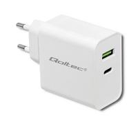 Qoltec 51718 Adaptateur De Puissance & Onduleur Intérieure 42 W Blanc