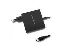 Qoltec 51741 Chargeur Secteur/CC 90W Universel Netbook/Smartphone/Tablette Sortie 5-20.3V 4.5A Câble 1.8m Noir, Dimensions 78x78x30mm