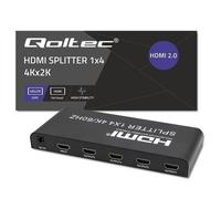 Qoltec 51799 Active Hdmi Splitter 4 X Hdmi 4k X 2k 6gb/s 60hz