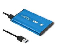 Qoltec 51859 boîtier disque dur externe hdd/ssd 2.5'' sata3 usb 3.0 bleu