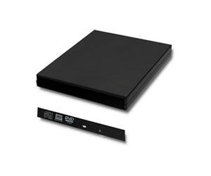 Qoltec 51866 Boîtier pour Lecteur Optique CD/DVD SATA USB 2.0 12,7 mm