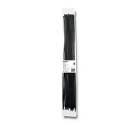 Qoltec 52214 Serre-câbles Ladder Cable tie Nylon Noir 50 pièce(s) - Serres-câbles (Ladder Cable tie, Nylon, Noir, CE, 50 cm, 4,8 mm)