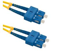 Qoltec 54001 câble de Fibre Optique 2 m SC/UPC Jaune