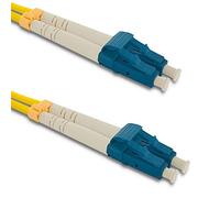 Qoltec 54016 câble de Fibre Optique 3 m LC/UPC Jaune